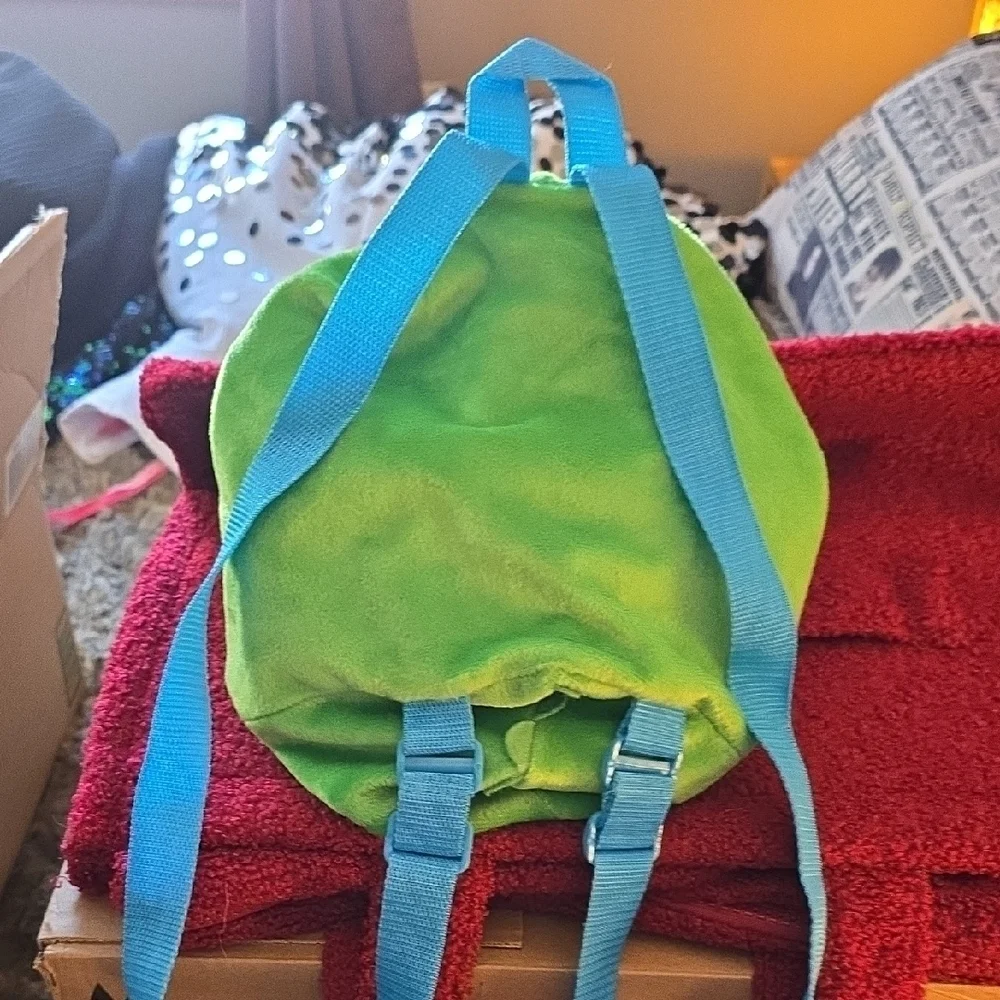 Green Gator Plush Backpack